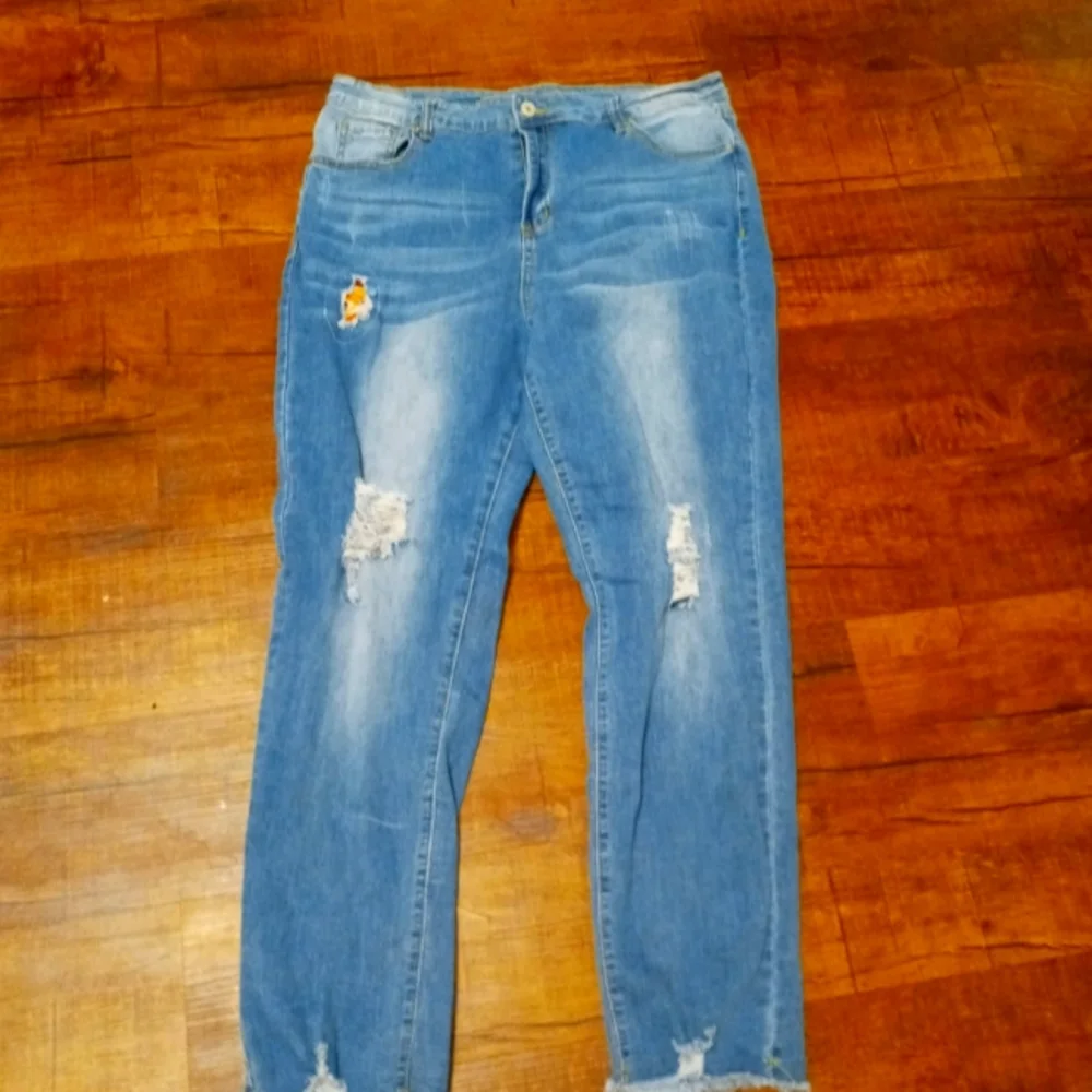 Extremely comfortable (small) patch Work jeans - Picture 1 of 3